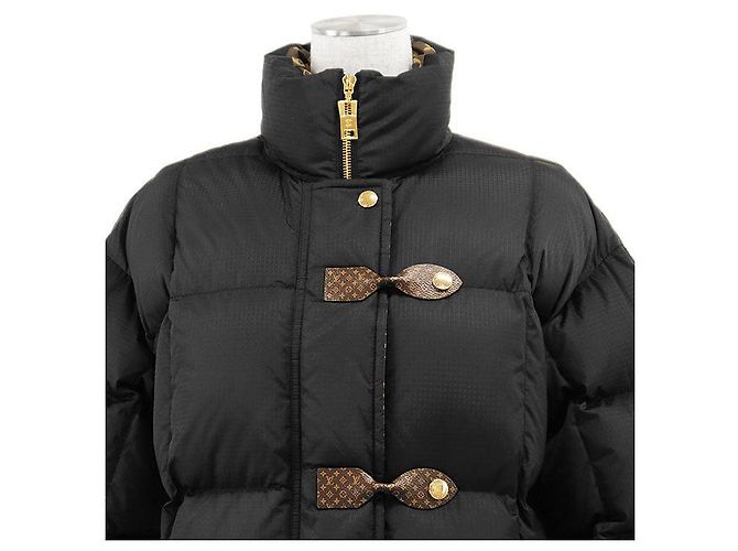 Doudoune en agneau monogramme Louis Vuitton Noir - vue 2