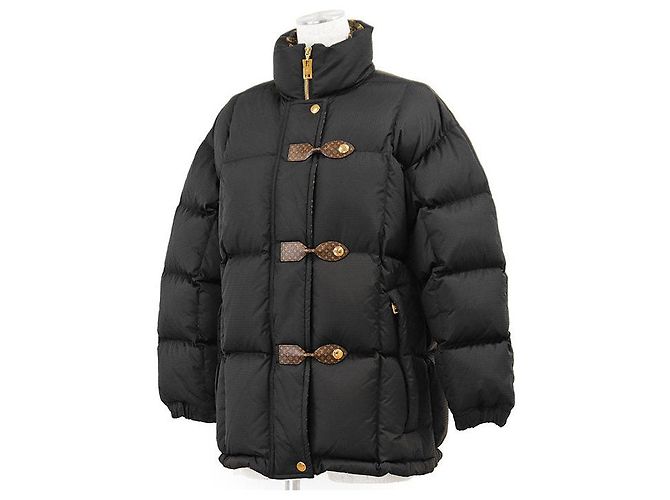 Doudoune en agneau monogramme Louis Vuitton Noir - vue 4