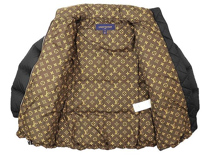 Doudoune en agneau monogramme Louis Vuitton Noir - vue 8