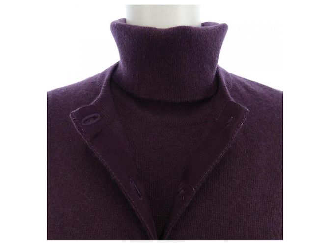 Hermès Conjunto de cachemira Hermes Púrpura - vista 5