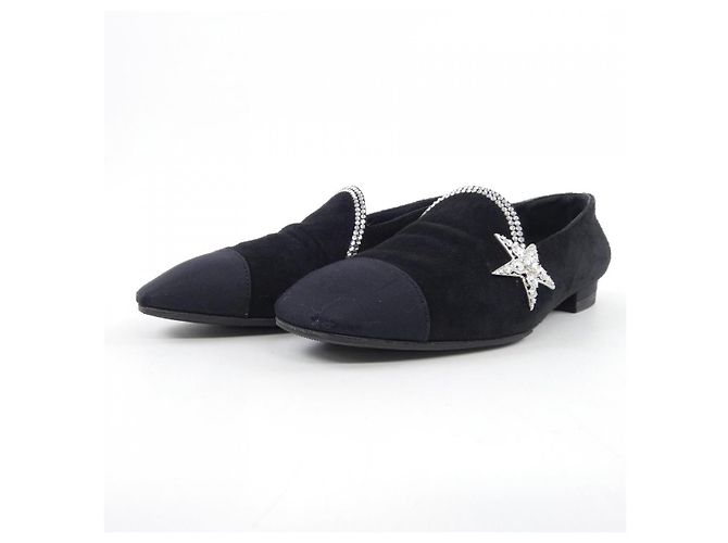 Mocassino Chanel in pelle Nero - vista 3