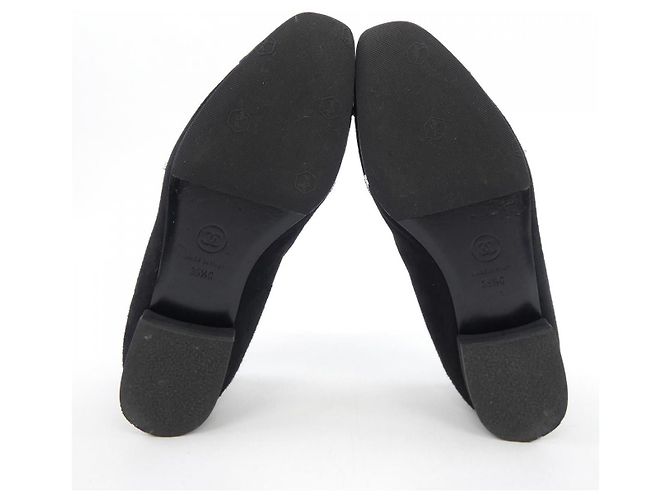 Mocassino Chanel in pelle Nero - vista 4