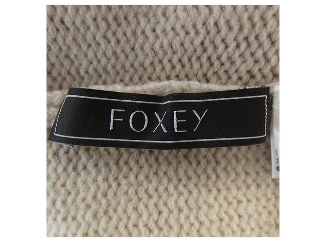 Autre Marque Cardigã de cashmere FOXEY 41956-KAJ0A22L0 Bege - vista 4