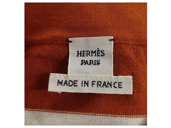 Hermès Hermes GARDE-ROBE POP Twillene Cashmere Silk Top Castaño Beige - vista 4