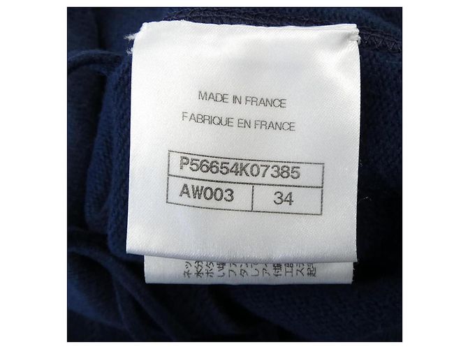 Chanel Kleid Blau Marineblau - Ansicht 4