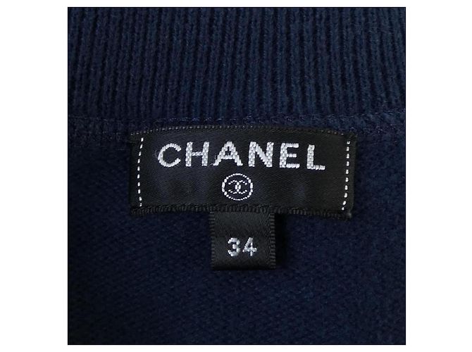 Chanel Kleid Blau Marineblau - Ansicht 5