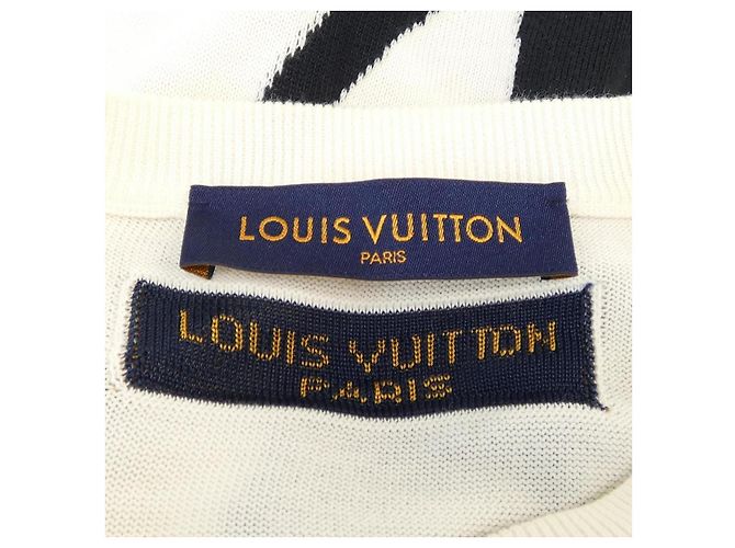 Louis Vuitton End Goal LV Crewnneck Strickpullover Weiß - Ansicht 4