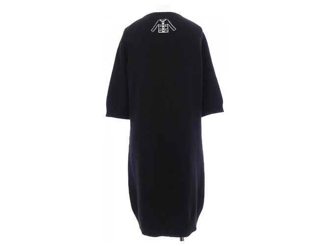 Chanel P34286K00951 08A Kaschmirkleid Schwarz - Ansicht 2