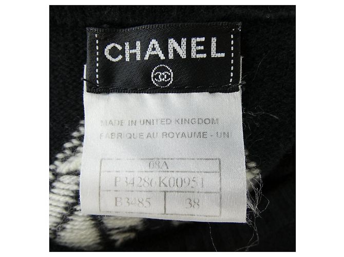 Chanel P34286K00951 08A Kaschmirkleid Schwarz - Ansicht 4