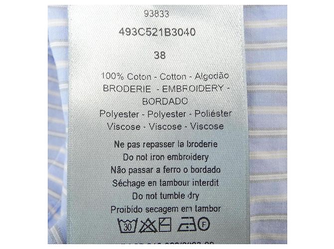 Dior Kurzarmhemd Blau - Ansicht 3
