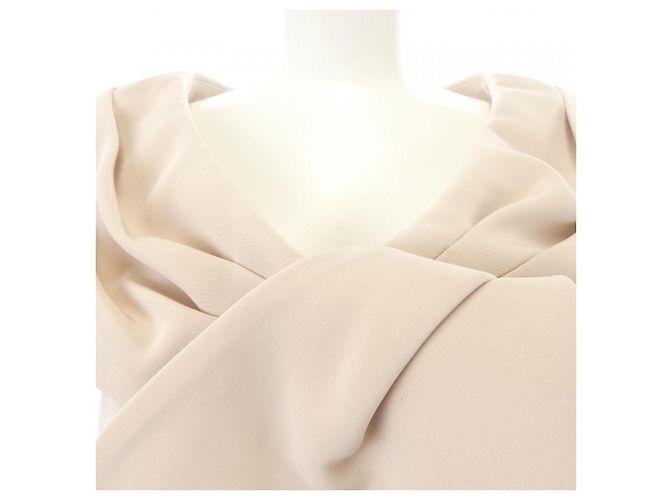 Autre Marque Diagram Kleid Beige - Ansicht 5