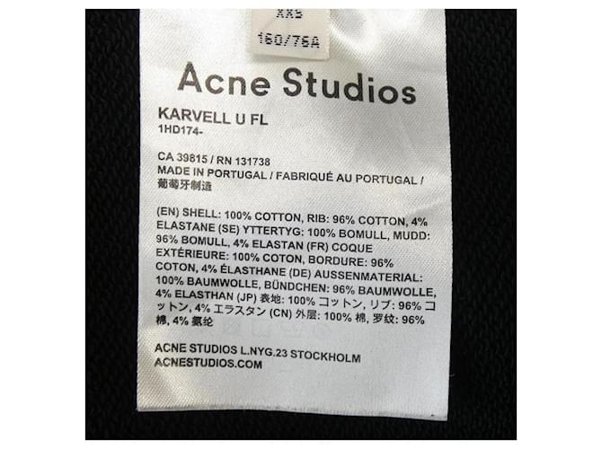 Sweatshirt de algodão Acne Studios Preto - vista 3