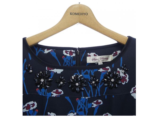 Autre Marque SUPER BEAUTY Kleid Schwarz Blau - Ansicht 5