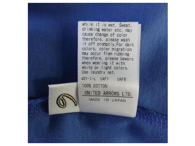 Autre Marque Camiseta de algodón Roku Azul - vista 3