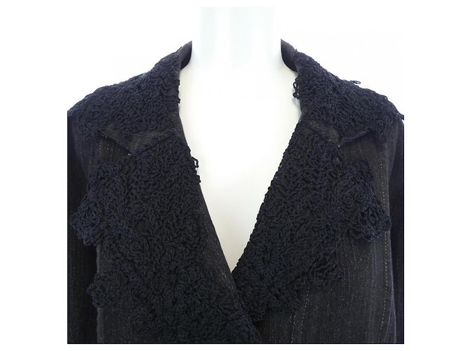 Autre Marque Chaqueta Yukiko Hanai Negro - vista 5