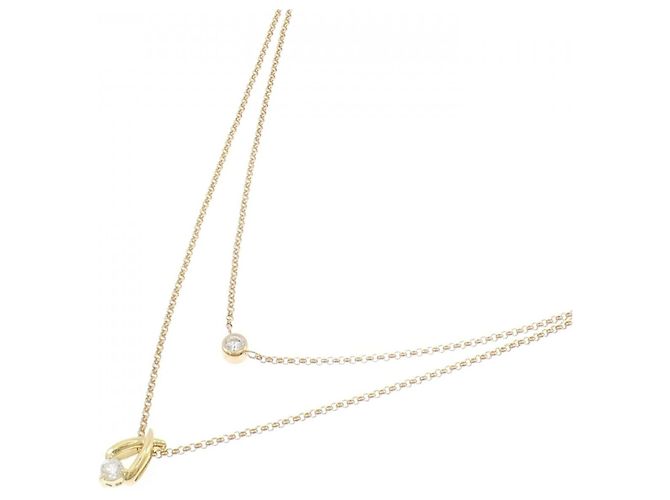 Autre Marque Collana con Diamanti Au750 D'oro - vista 2