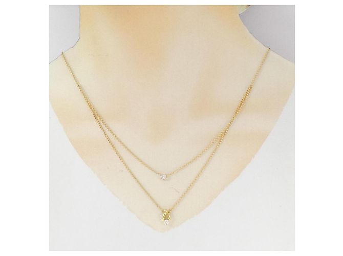 Autre Marque Collana con Diamanti Au750 D'oro - vista 6
