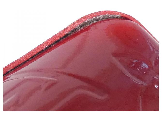 Borsa Louis Vuitton Vernis Reade Rosso - vista 4