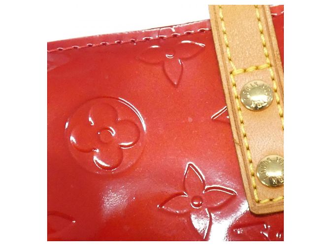 Borsa Louis Vuitton Vernis Reade Rosso - vista 5