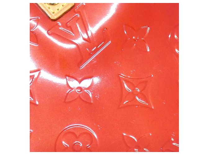 Borsa Louis Vuitton Vernis Reade Rosso - vista 6