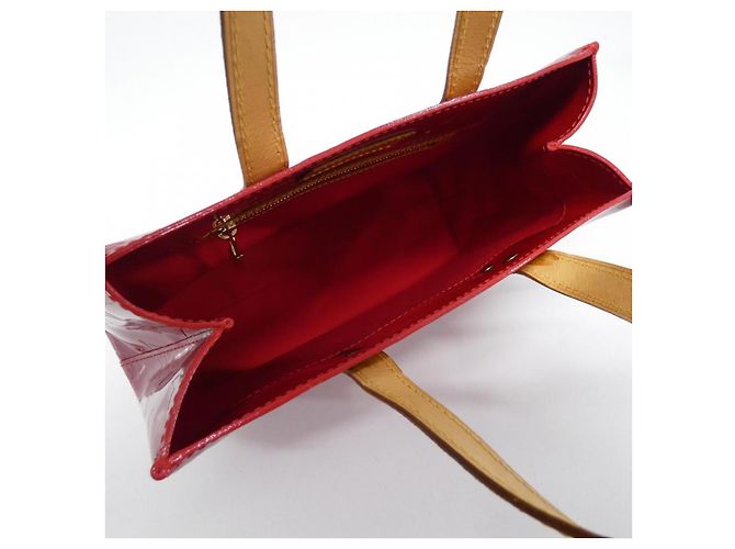 Borsa Louis Vuitton Vernis Reade Rosso - vista 8