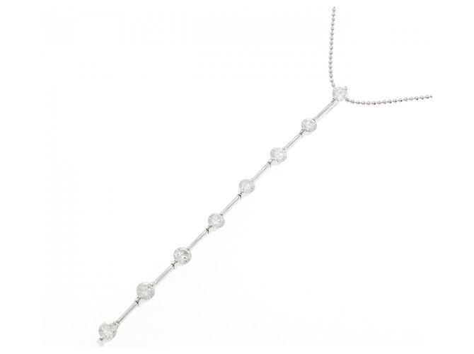 Autre Marque Collana con Diamanti Au750 Argento - vista 3