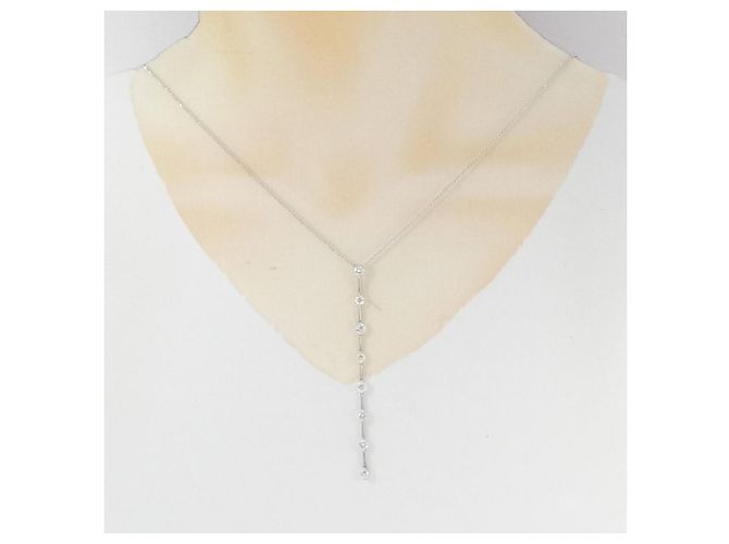 Autre Marque Collana con Diamanti Au750 Argento - vista 6