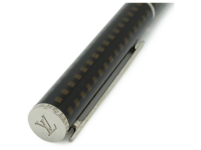 Penna a sfera Louis Vuitton Jetlag Damier Marrone - vista 2