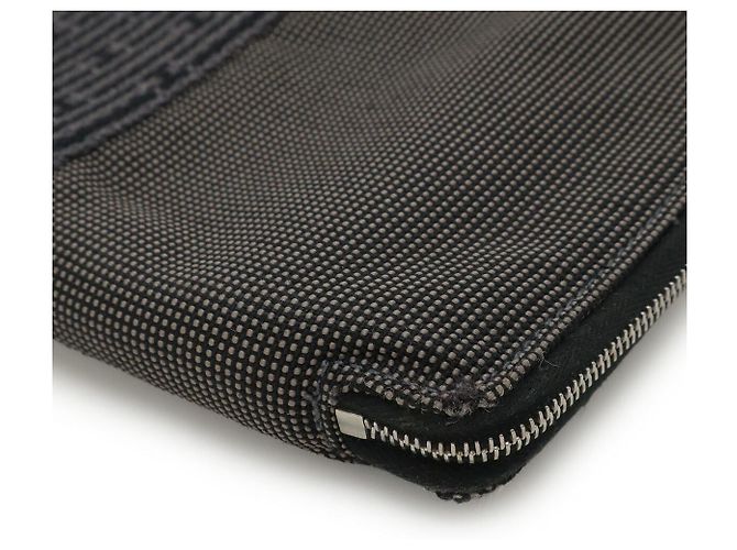 Hermès Hermes Herline Canvas Long Wallet Braun - Ansicht 3