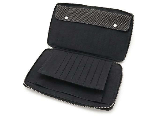 Hermès Hermes Herline Canvas Long Wallet Braun - Ansicht 5
