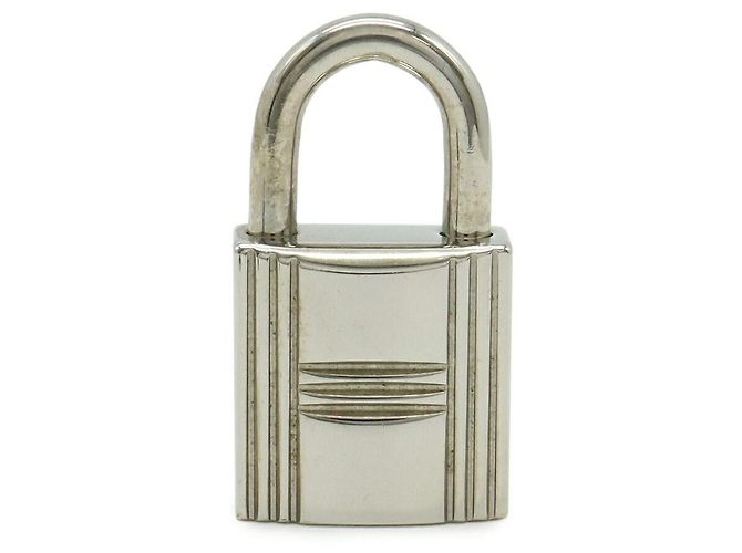 Hermès Cadena107 Accessorio Lucchetto in Metallo Argento - vista 2