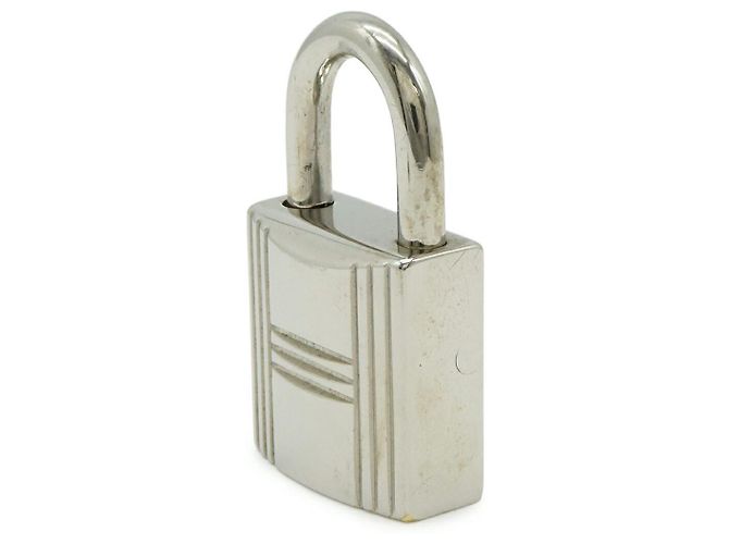 Hermès Cadena107 Accessorio Lucchetto in Metallo Argento - vista 3