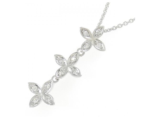 Collana Mikimoto in oro Au750 e diamanti Argento - vista 3