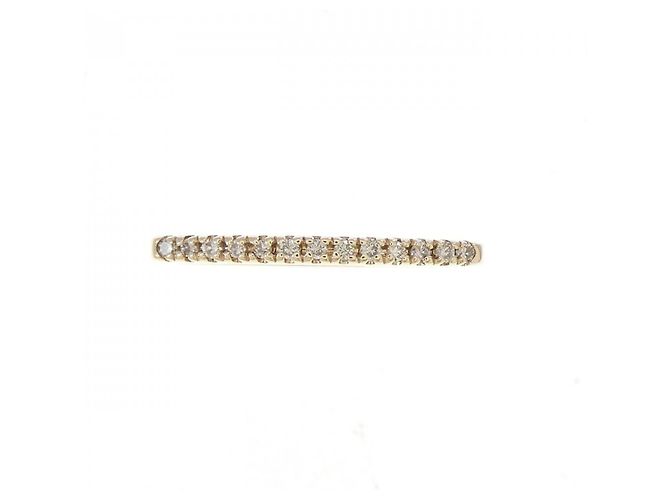 Autre Marque Anello Hirotaka U Shape K10 Oro Giallo e Diamante D'oro - vista 2