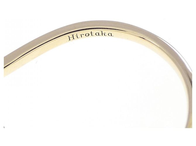 Autre Marque Anello Hirotaka U Shape K10 Oro Giallo e Diamante D'oro - vista 4