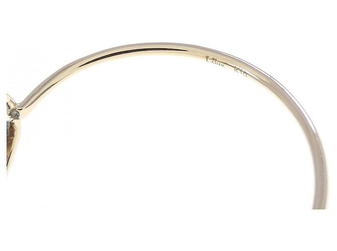 Autre Marque Anello Lila K10 Oro Giallo e Topazio Blu D'oro - vista 4