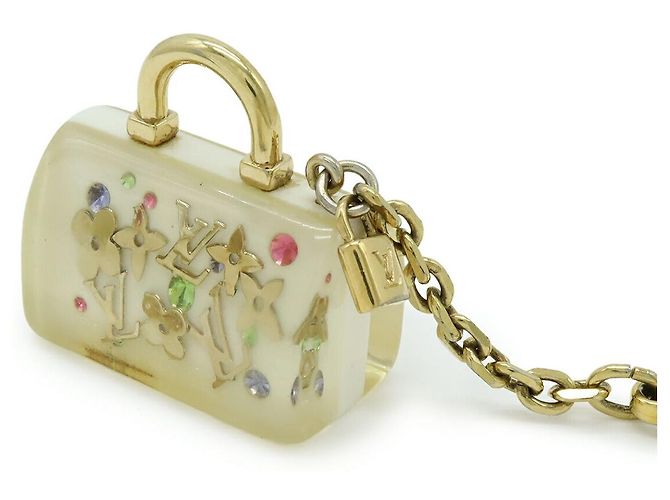 Charm per borsa Speedy Inclusion Louis Vuitton Bianco - vista 2