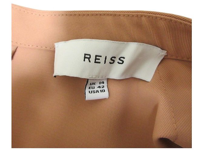 Autre Marque REISS Plissee-Kleid Beige - Ansicht 3