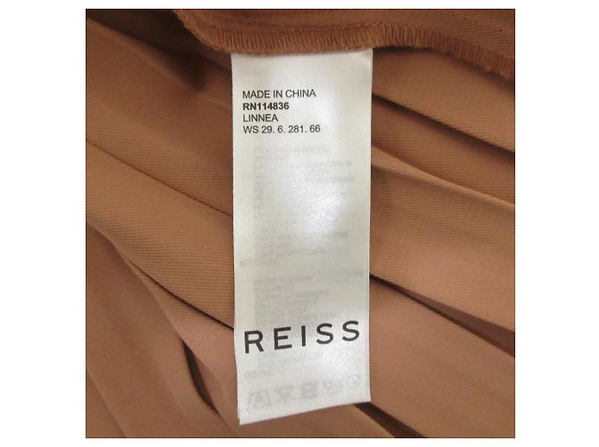 Autre Marque REISS Plissee-Kleid Beige - Ansicht 5