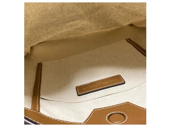 Autre Marque Borsa a tracolla in tela UNITED ARROWS UBSC Marrone Bianco - vista 5