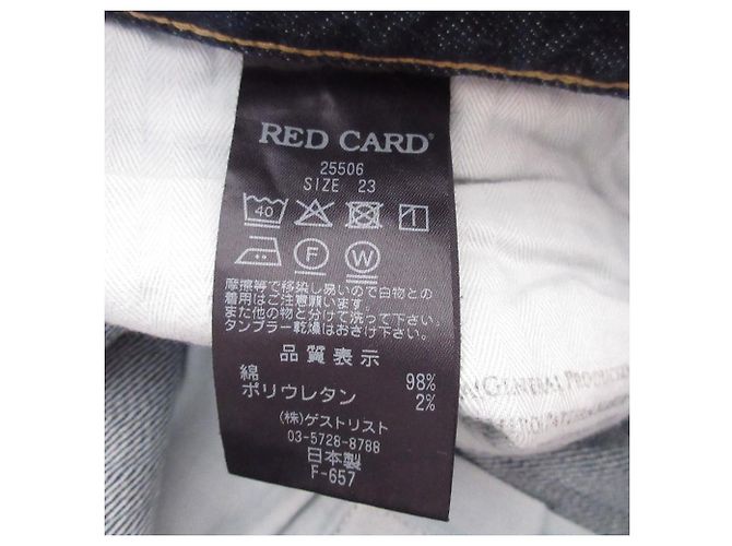 Autre Marque Pantalones vaqueros Red Card Anniversary 25th Azul - vista 7