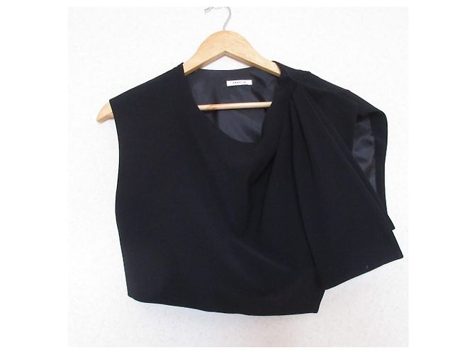 Autre Marque FRAY I.D Tüllkleid mit Lagenoptik Schwarz - Ansicht 8