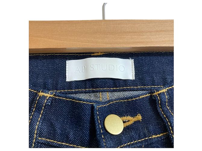 Autre Marque Pantalones de denim stretch AP STUDIO Azul - vista 3