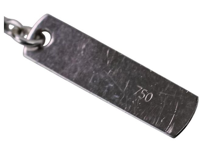Collana con pendente Tasaki Au750 Diamond Sapphire Argento - vista 10