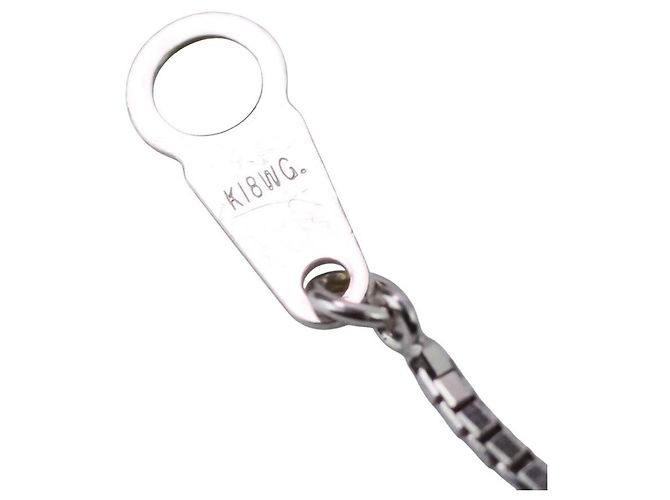 Collana con pendente Tasaki Au750 Diamond Sapphire Argento - vista 12