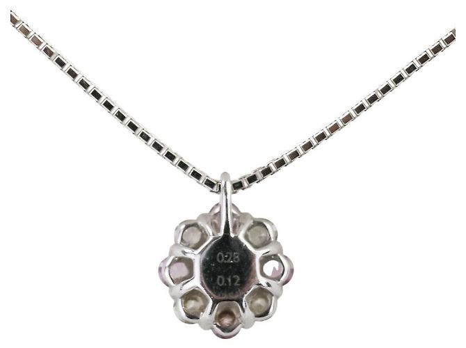 Collana con pendente Tasaki Au750 Diamond Sapphire Argento - vista 6