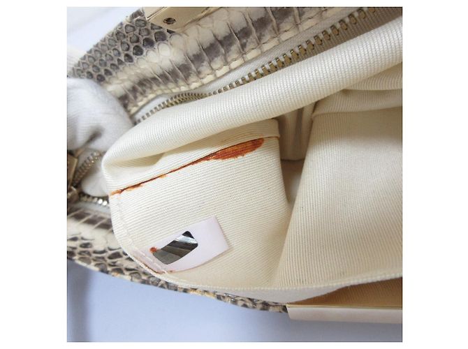 2way-Tasche aus Python JIMMY CHOO Beige - Ansicht 11