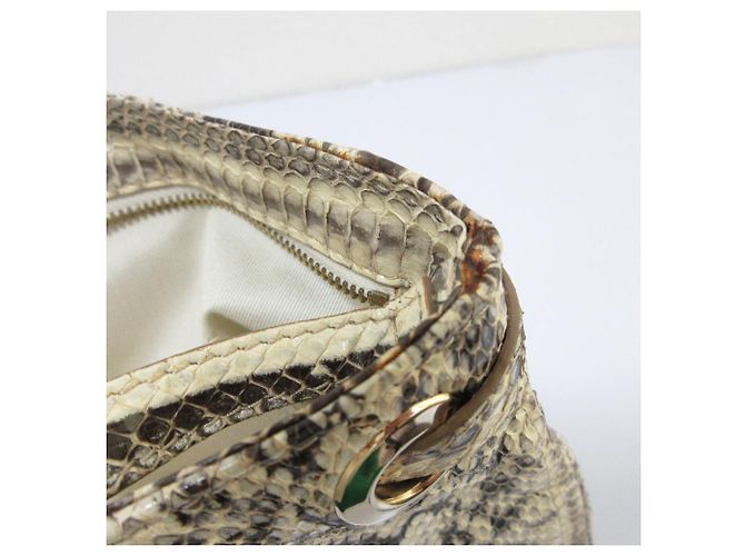 2way-Tasche aus Python JIMMY CHOO Beige - Ansicht 13