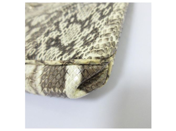 2way-Tasche aus Python JIMMY CHOO Beige - Ansicht 15