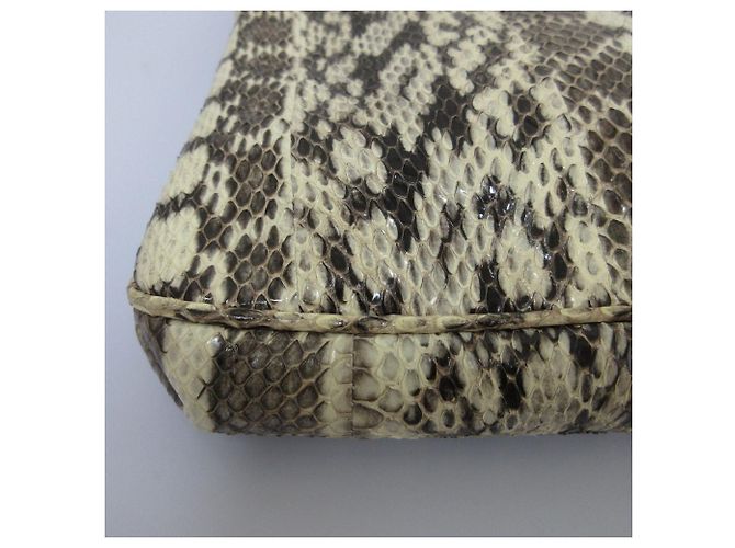 2way-Tasche aus Python JIMMY CHOO Beige - Ansicht 17